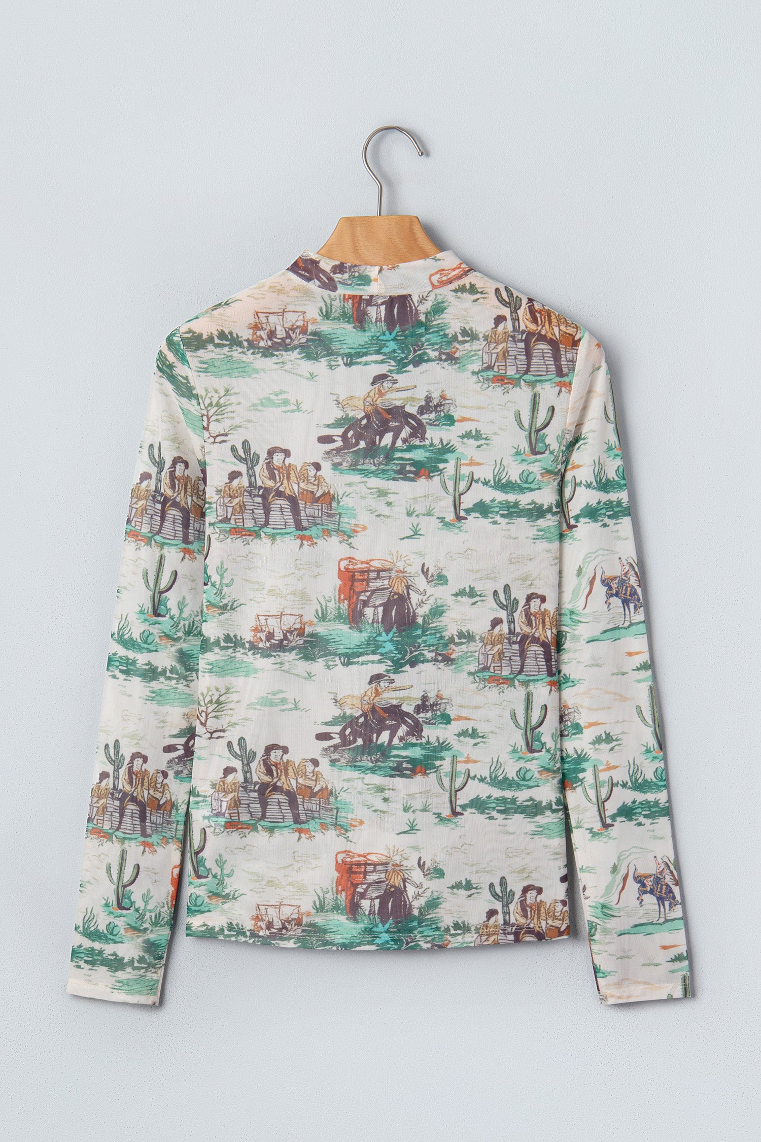 Western Spirit Long Sleeve Top