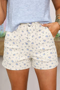 Floral Print Shorts