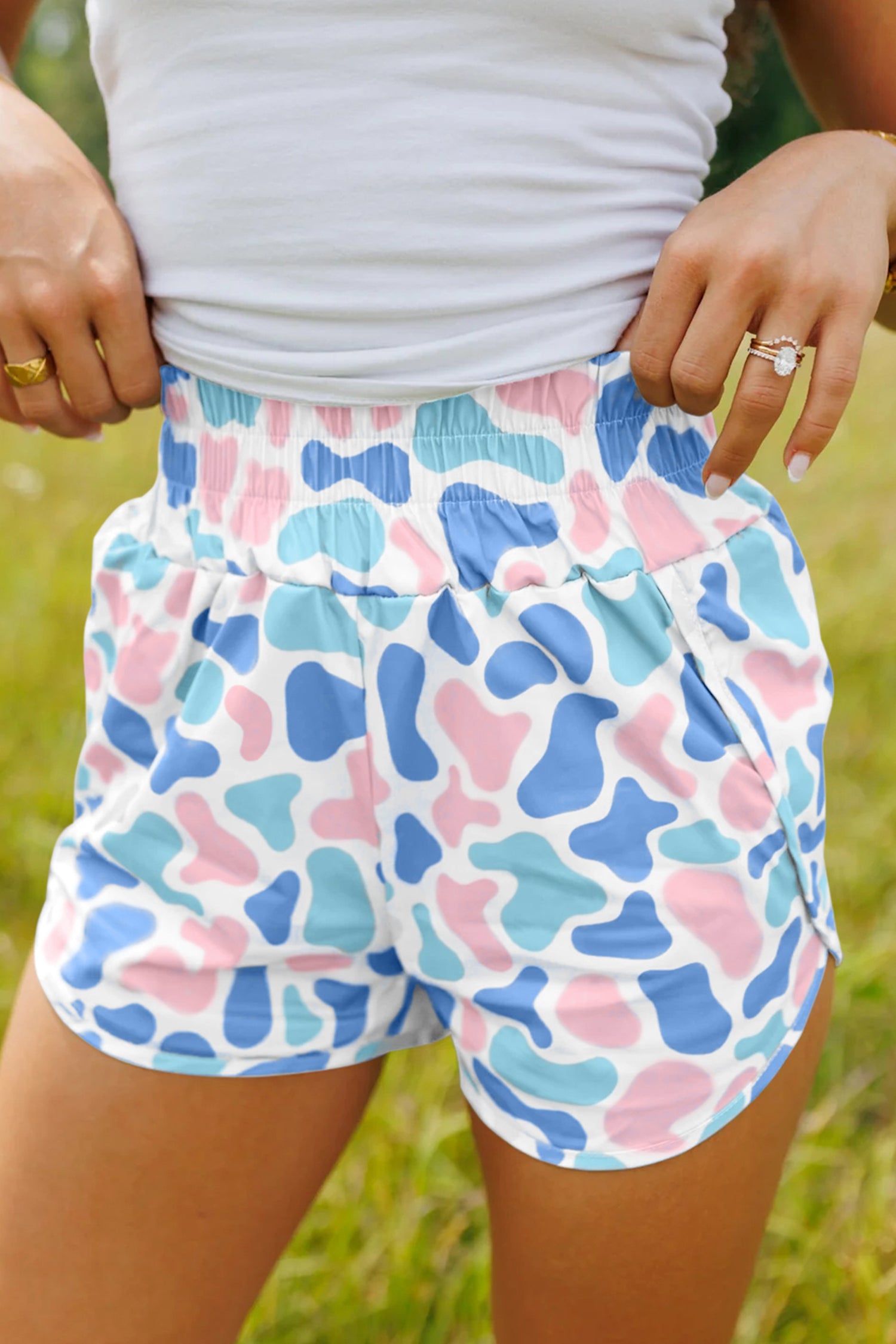 Chic Camo Athletic Shorts