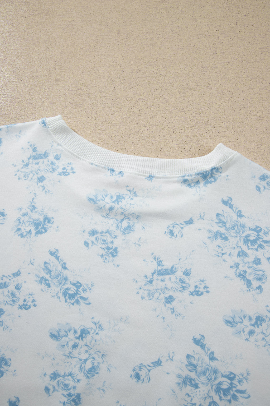 Sky Blue Floral Lounge Set