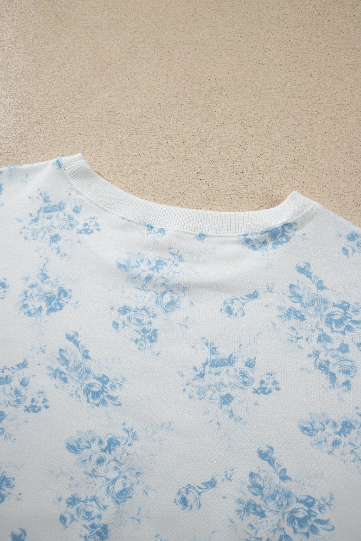 Sky Blue Floral Lounge Set