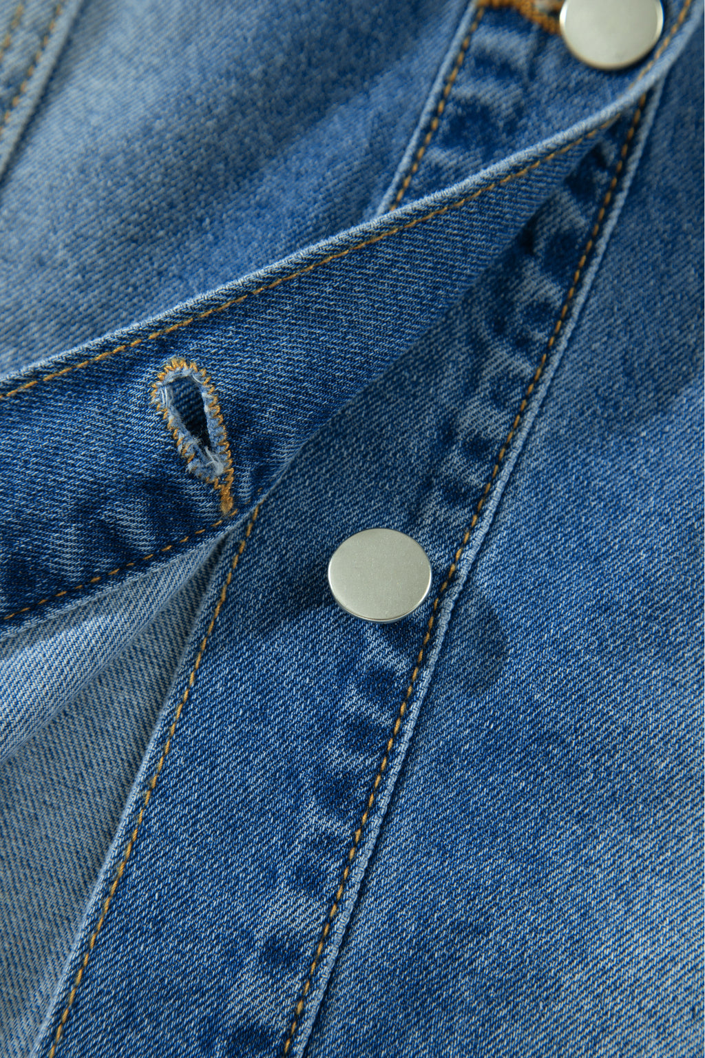 Ruffle Sleeve Denim Jacket