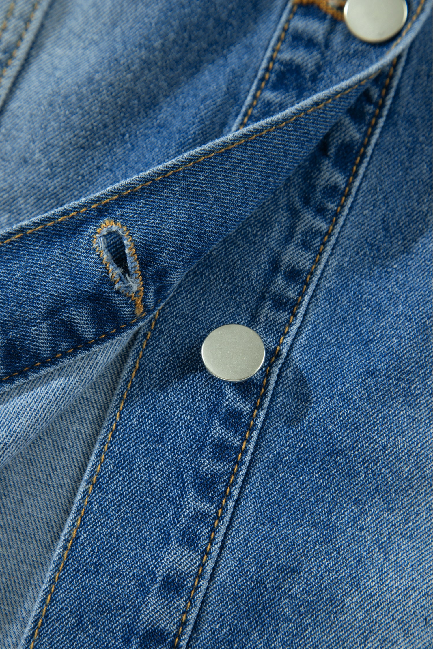 Ruffle Sleeve Denim Jacket
