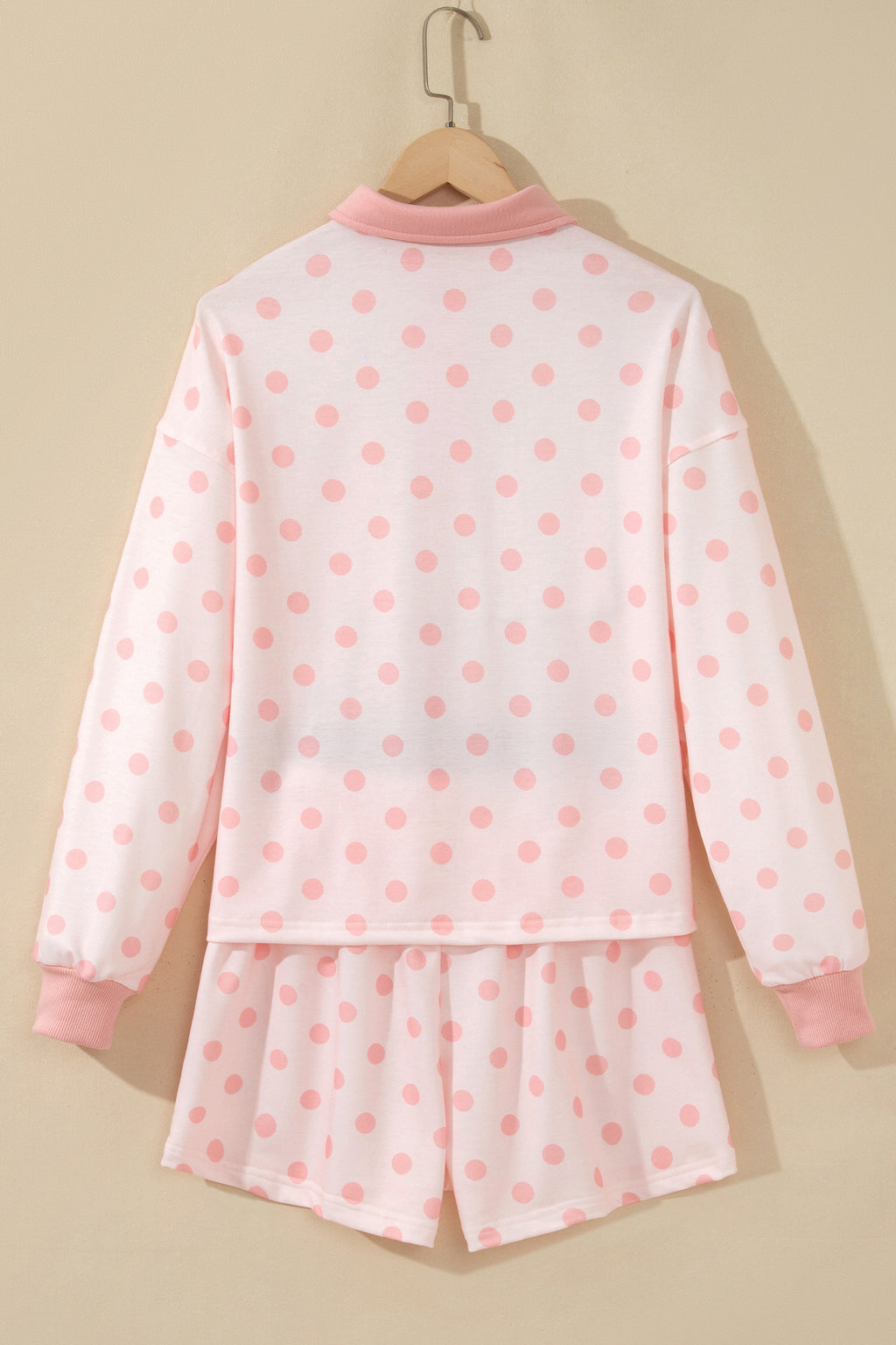 Pink Polka Dot Lounge Set