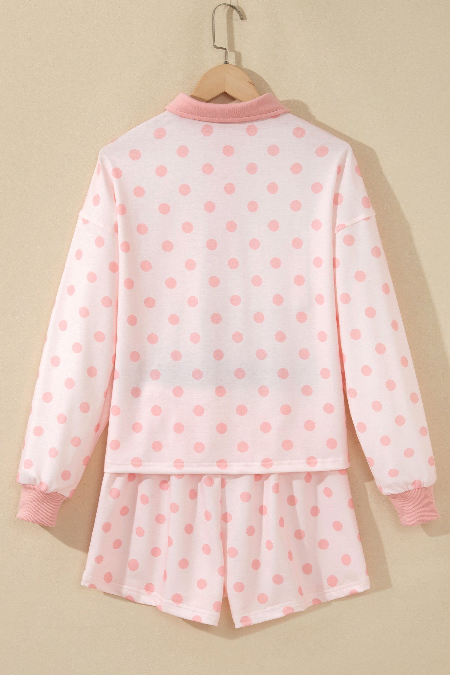 Pink Polka Dot Lounge Set