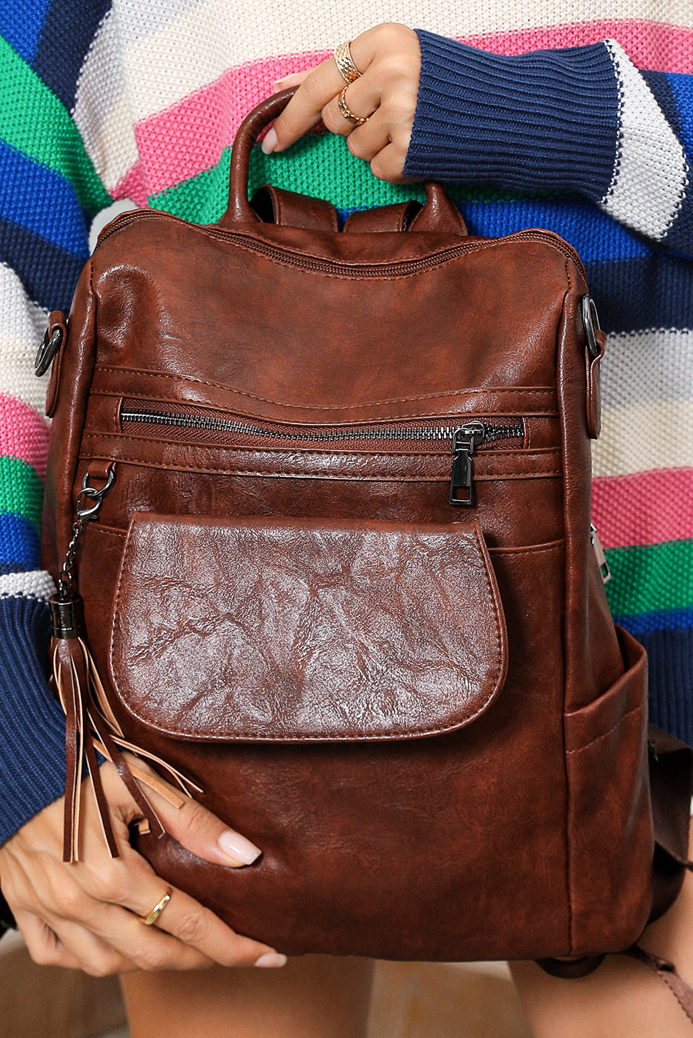 Vintage Tassel Tote Bag