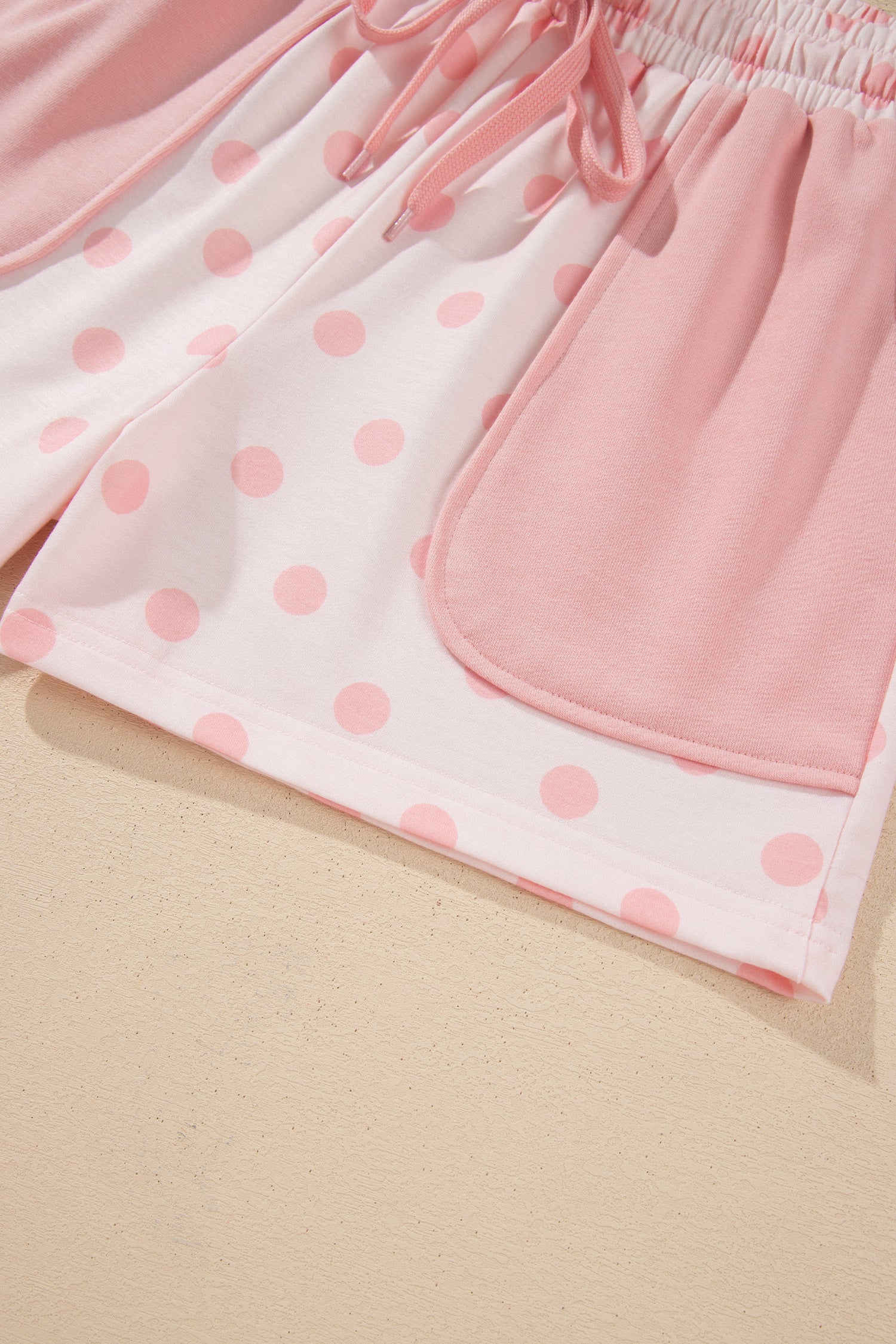 Pink Polka Dot Lounge Set