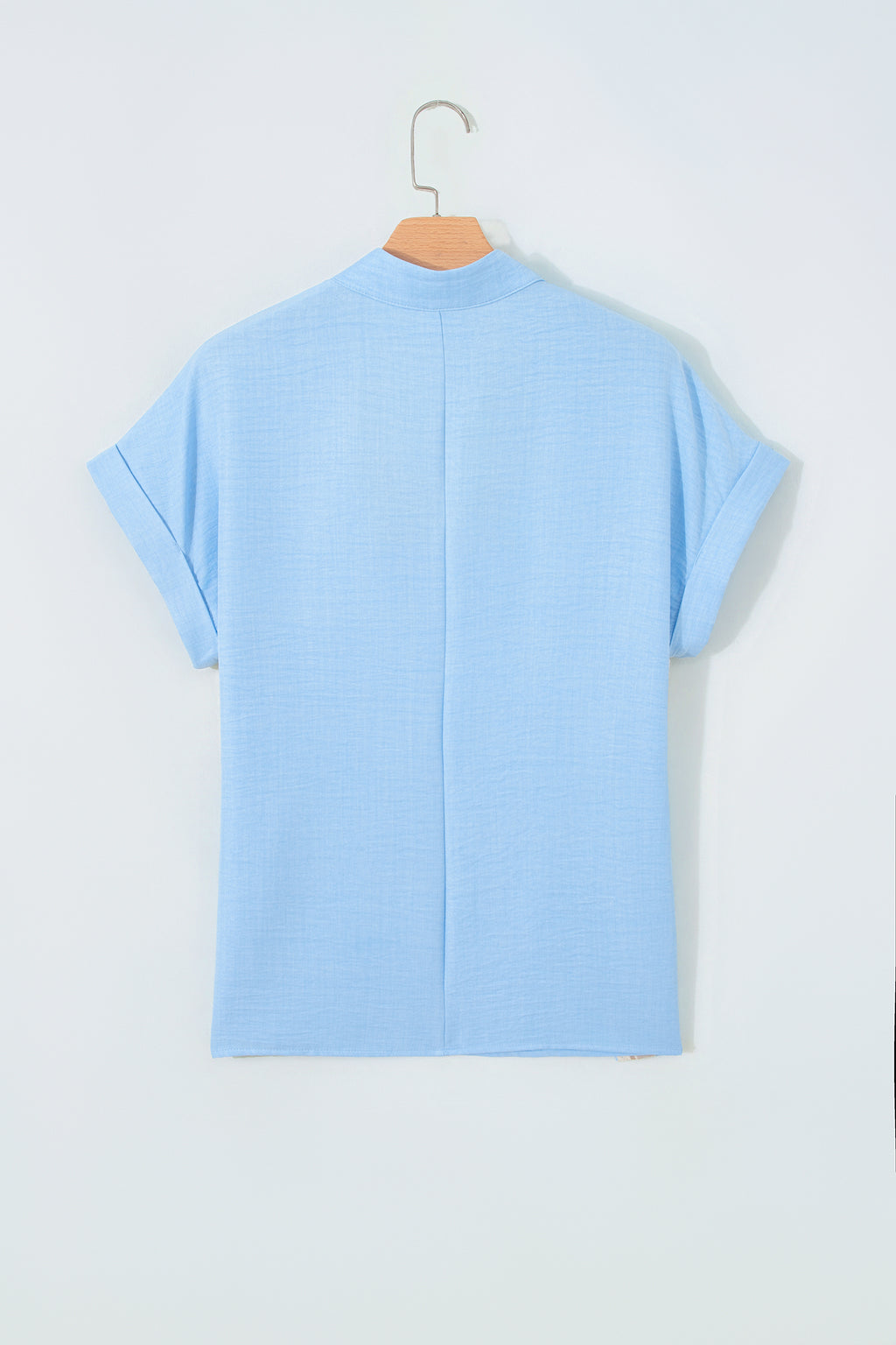 Beau Blue Crochet Lace Blouse